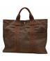 HERMES (エルメス) トートバッグ ブラウン：17000円