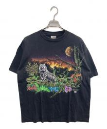ONEITA（オニータ）の古着「プリントTシャツ」｜ブラック