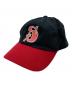 stussy（ステューシー）の古着「Vintage S Low Pro Snapback Cap」｜ブラック×レッド