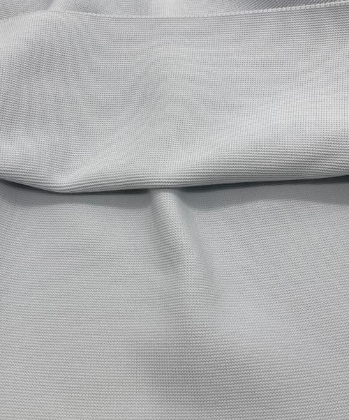 huit（ユイット）huit (ユイット) スカラップネック ホールガーメント ニット ブルー サイズ:Mの古着・服飾アイテム