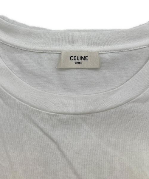 CELINE（セリーヌ）CELINE (セリーヌ) ルーズTシャツ/コットンジャージー ホワイト サイズ:Lの古着・服飾アイテム