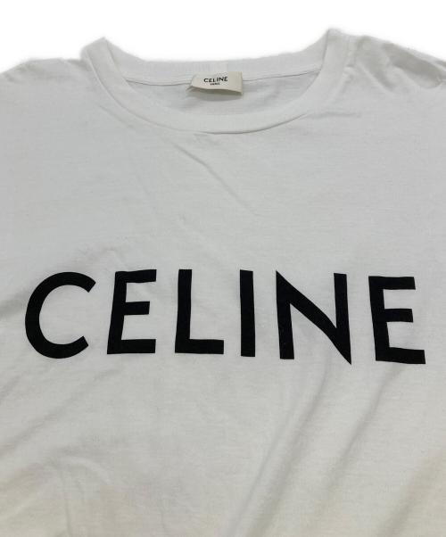 CELINE（セリーヌ）CELINE (セリーヌ) ルーズTシャツ/コットンジャージー ホワイト サイズ:Lの古着・服飾アイテム