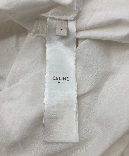 CELINE（セリーヌ）CELINE (セリーヌ) ルーズTシャツ/コットンジャージー ホワイト サイズ:Lの古着・服飾アイテム