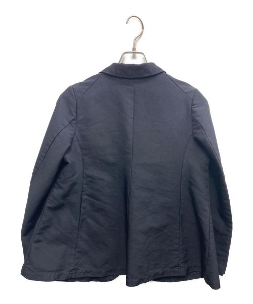 COMME des GARCONS COMME des GARCONS（コムデギャルソン コムデギャルソン）COMME des GARCONS COMME des GARCONS (コムデギャルソン コムデギャルソン) 製品染め エステル Aライン テーラードジャケット ネイビー サイズ:Sの古着・服飾アイテム