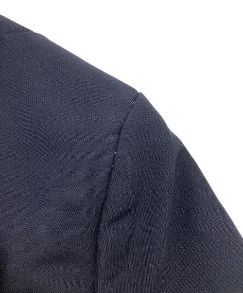 COMME des GARCONS COMME des GARCONS（コムデギャルソン コムデギャルソン）COMME des GARCONS COMME des GARCONS (コムデギャルソン コムデギャルソン) 製品染め エステル Aライン テーラードジャケット ネイビー サイズ:Sの古着・服飾アイテム