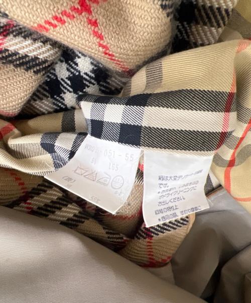 BURBERRY（バーバリー）BURBERRY (バーバリー) 裏地タータンチェックトレンチコート ベージュ サイズ:不明の古着・服飾アイテム