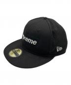 New Era×SUPREMEニューエラ×シュプリーム）の古着「MESH BOX LOGO」｜ブラック