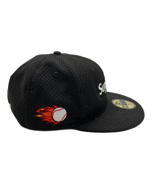 New Era（ニューエラ）New Era (ニューエラ) Supreme (シュプリーム) MESH BOX LOGO ブラック サイズ:size57.5cmの古着・服飾アイテム