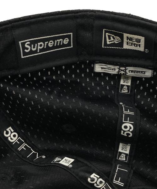 New Era（ニューエラ）New Era (ニューエラ) Supreme (シュプリーム) MESH BOX LOGO ブラック サイズ:size57.5cmの古着・服飾アイテム