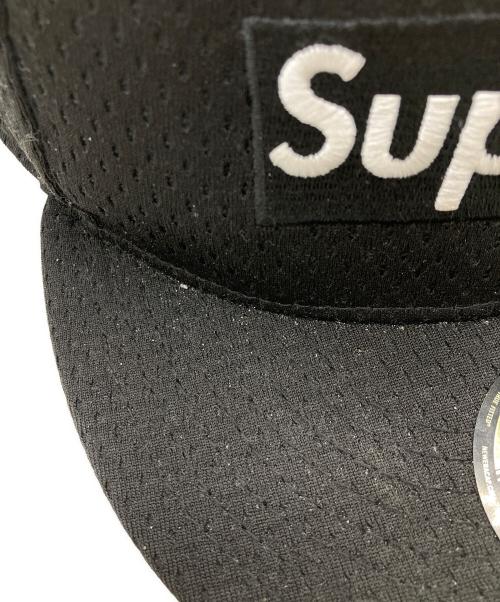 New Era（ニューエラ）New Era (ニューエラ) Supreme (シュプリーム) MESH BOX LOGO ブラック サイズ:size57.5cmの古着・服飾アイテム