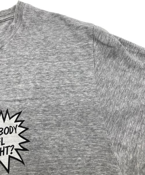 Hysteric Glamour（ヒステリックグラマー）Hysteric Glamour (ヒステリックグラマー) WOOD PECKERプリントTシャツ グレー サイズ:Lの古着・服飾アイテム