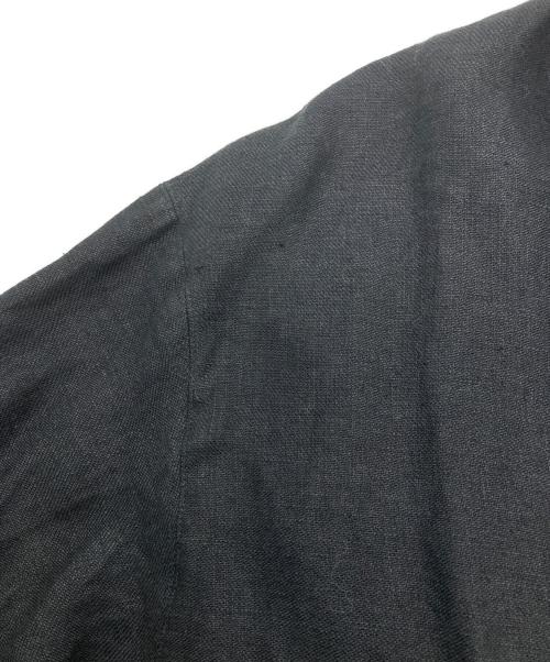journal standard luxe（ジャーナルスタンダード ラックス）JOURNAL STANDARD LUXE (ジャーナルスタンダード ラックス) フレンチリネンツイルジャケット ブラック サイズ:Fの古着・服飾アイテム