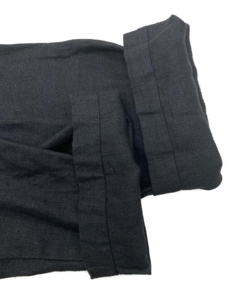 journal standard luxe（ジャーナルスタンダード ラックス）JOURNAL STANDARD LUXE (ジャーナルスタンダード ラックス) フレンチリネンツイルジャケット ブラック サイズ:Fの古着・服飾アイテム