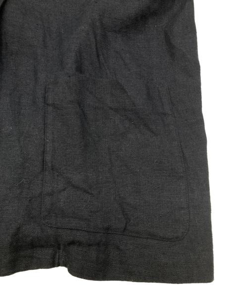 journal standard luxe（ジャーナルスタンダード ラックス）JOURNAL STANDARD LUXE (ジャーナルスタンダード ラックス) フレンチリネンツイルジャケット ブラック サイズ:Fの古着・服飾アイテム