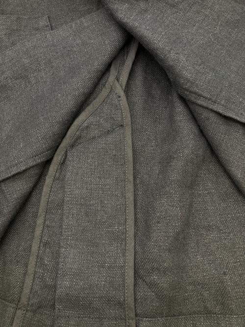 journal standard luxe（ジャーナルスタンダード ラックス）JOURNAL STANDARD LUXE (ジャーナルスタンダード ラックス) フレンチリネンツイルジャケット ブラック サイズ:Fの古着・服飾アイテム