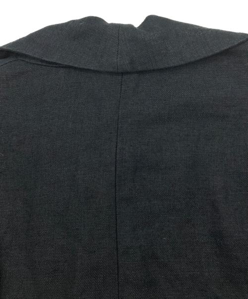 journal standard luxe（ジャーナルスタンダード ラックス）JOURNAL STANDARD LUXE (ジャーナルスタンダード ラックス) フレンチリネンツイルジャケット ブラック サイズ:Fの古着・服飾アイテム