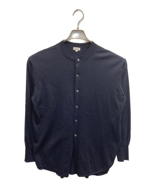 SCYE（サイ）SCYE (サイ) コットン バンドカラーシャツ ネイビー サイズ:38の古着・服飾アイテム