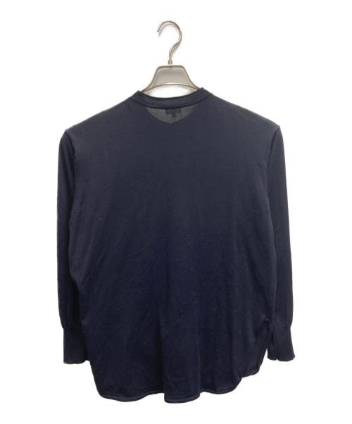SCYE（サイ）SCYE (サイ) コットン バンドカラーシャツ ネイビー サイズ:38の古着・服飾アイテム