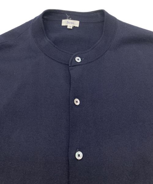 SCYE（サイ）SCYE (サイ) コットン バンドカラーシャツ ネイビー サイズ:38の古着・服飾アイテム