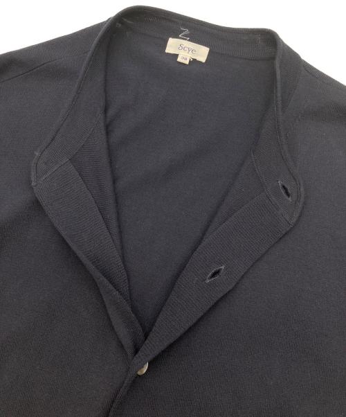 SCYE（サイ）SCYE (サイ) コットン バンドカラーシャツ ネイビー サイズ:38の古着・服飾アイテム