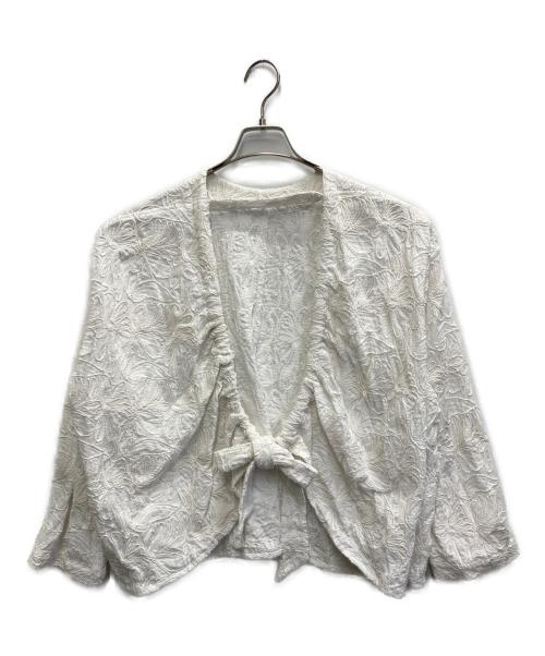 SEEALL（シーオール）SEEALL (シーオール) journal standard luxe (ジャーナルスタンダード ラックス) BACK GATHER TOP ホワイト サイズ:38の古着・服飾アイテム