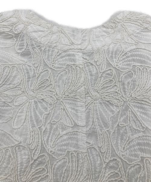 SEEALL（シーオール）SEEALL (シーオール) journal standard luxe (ジャーナルスタンダード ラックス) BACK GATHER TOP ホワイト サイズ:38の古着・服飾アイテム