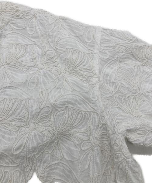 SEEALL（シーオール）SEEALL (シーオール) journal standard luxe (ジャーナルスタンダード ラックス) BACK GATHER TOP ホワイト サイズ:38の古着・服飾アイテム