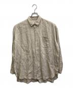 journal standard luxeジャーナルスタンダード ラックス）の古着「60 リネンレギュラーカラーシャツ」｜ベージュ