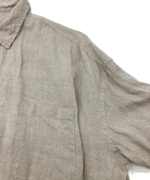 journal standard luxe（ジャーナルスタンダード ラックス）JOURNAL STANDARD LUXE (ジャーナルスタンダード ラックス) 60 リネンレギュラーカラーシャツ ベージュ サイズ:FREEの古着・服飾アイテム
