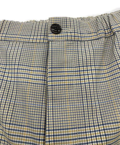 MARNI（マルニ）MARNI (マルニ) グレンチェックパンツ/25年モデル ブルー×イエロー サイズ:42の古着・服飾アイテム