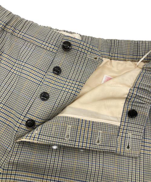 MARNI（マルニ）MARNI (マルニ) グレンチェックパンツ/25年モデル ブルー×イエロー サイズ:42の古着・服飾アイテム