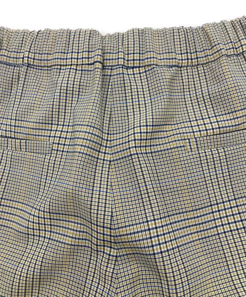 MARNI（マルニ）MARNI (マルニ) グレンチェックパンツ/25年モデル ブルー×イエロー サイズ:42の古着・服飾アイテム