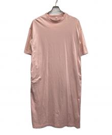 journal standard luxe（ジャーナルスタンダード ラックス）の古着「クラシックテンジク スタンダードクルーネックワンピース」｜ピンク
