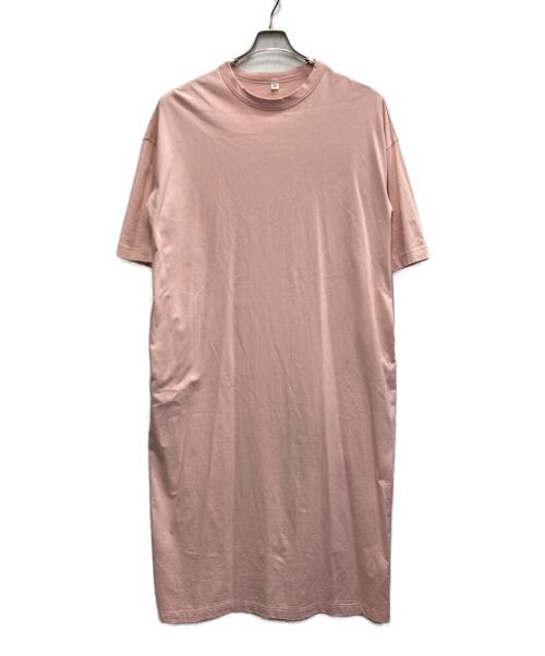 journal standard luxe（ジャーナルスタンダード ラックス）journal standard luxe (ジャーナルスタンダード ラックス) クラシックテンジク スタンダードクルーネックワンピース ピンク サイズ:Mの古着・服飾アイテム