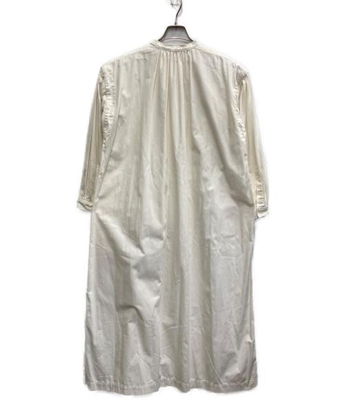 NIGEL CABOURN（ナイジェルケーボン）NIGEL CABOURN (ナイジェルケーボン) VINTAGE GATHER DRESS/ヴィンテージギャザードレス ベージュ サイズ:8の古着・服飾アイテム