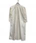 NIGEL CABOURN（ナイジェルケーボン）の古着「VINTAGE GATHER DRESS/ヴィンテージギャザードレス」｜ベージュ