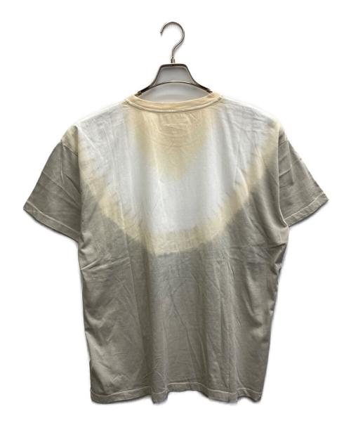 MM6 Maison Margiela（エムエムシックスメゾンマルジェラ）MM6 Maison Margiela (エムエムシックスメゾンマルジェラ) スマイリーデザインナンバリングロゴプリントＴシャツ ホワイト×ベージュ サイズ:16の古着・服飾アイテム