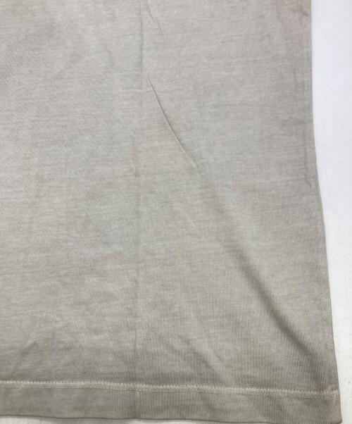 MM6 Maison Margiela（エムエムシックスメゾンマルジェラ）MM6 Maison Margiela (エムエムシックスメゾンマルジェラ) スマイリーデザインナンバリングロゴプリントＴシャツ ホワイト×ベージュ サイズ:16の古着・服飾アイテム