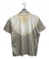 MM6 Maison Margiela (エムエムシックスメゾンマルジェラ) スマイリーデザインナンバリングロゴプリントＴシャツ ホワイト×ベージュ サイズ:16：15000円