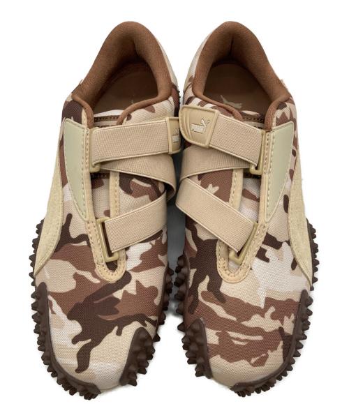 PUMA（プーマ）PUMA (プーマ) PUMA MOSTRO CAMO ブラウン×ベージュ サイズ:24.5の古着・服飾アイテム