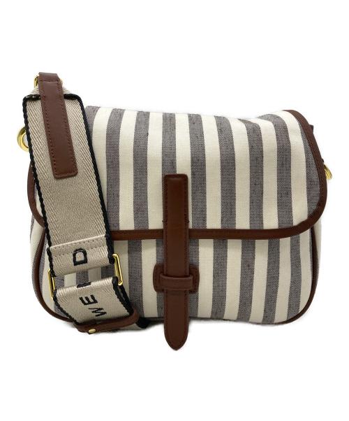 WEEKEND Max Mara（ウィークエンド マックスマーラ）Weekend Max Mara (ウィークエンド マックスマーラ) CROSS BODY BAG ホワイト×グレーの古着・服飾アイテム