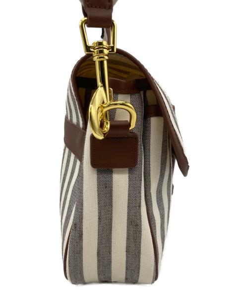 WEEKEND Max Mara（ウィークエンド マックスマーラ）Weekend Max Mara (ウィークエンド マックスマーラ) CROSS BODY BAG ホワイト×グレーの古着・服飾アイテム