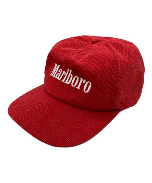 marlboro（マルボロ）Marlboro (マルボロ) コーデュロイキャップ レッド サイズ:FREEの古着・服飾アイテム