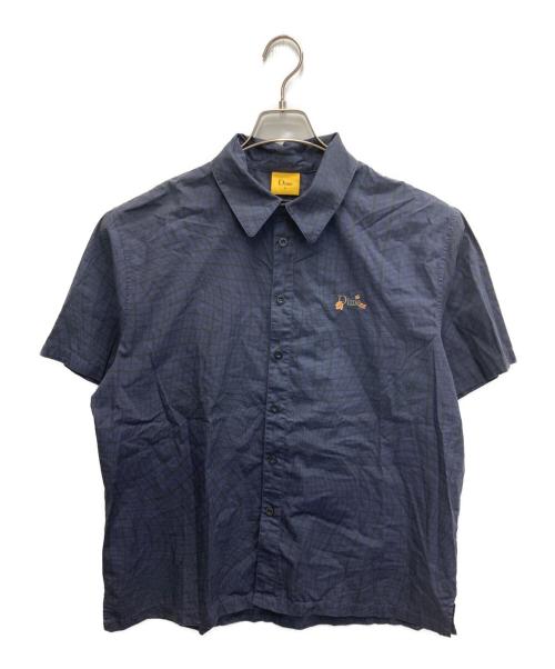 Dime（ダイム）Dime (ダイム) Montreal Point Leaf Logo Shirt ネイビー サイズ:Mの古着・服飾アイテム