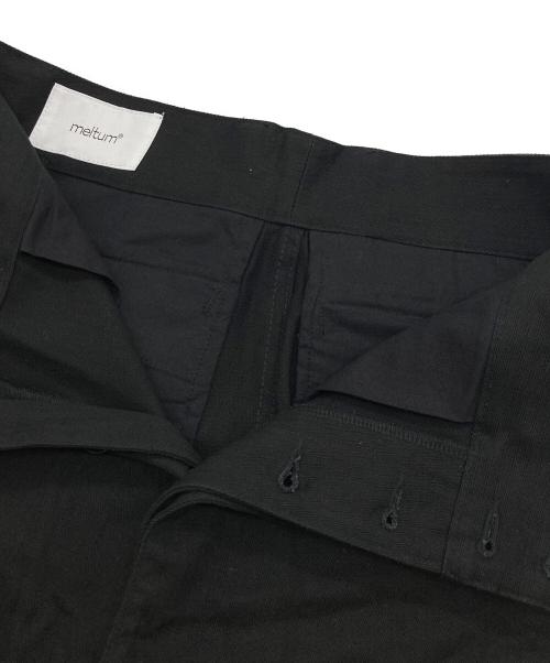 meltum（メルタム）meltum (メルタム) カーゴパンツ ブラック サイズ:3の古着・服飾アイテム