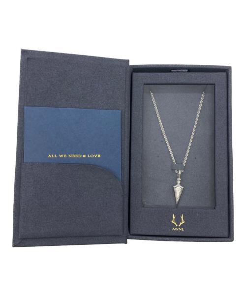 AWNL（オールウィニードイズラブ）AWNL (オールウィニードイズラブ) Rune Arrowhead Necklace Meteorite 矢じり 隕石 ネックレス シルバーの古着・服飾アイテム