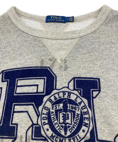 POLO RALPH LAUREN（ポロ・ラルフローレン）POLO RALPH LAUREN (ポロ・ラルフローレン) RL-67 College Sweat Shirts グレー サイズ:Mの古着・服飾アイテム