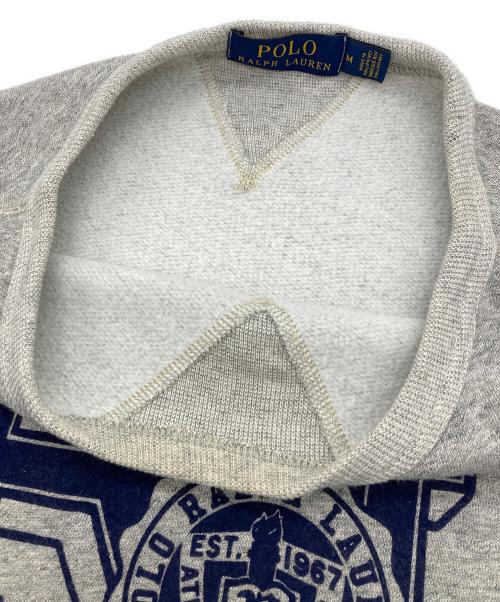 POLO RALPH LAUREN（ポロ・ラルフローレン）POLO RALPH LAUREN (ポロ・ラルフローレン) RL-67 College Sweat Shirts グレー サイズ:Mの古着・服飾アイテム