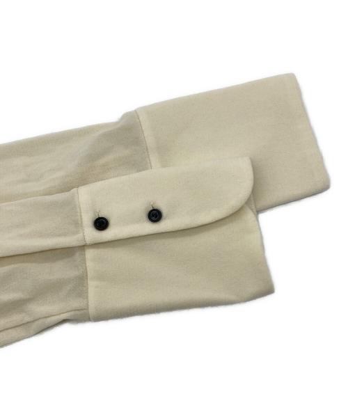 CLANE（クラネ）CLANE (クラネ) TULLE FLOCKY POLO SHIRTS ベージュ サイズ:Mの古着・服飾アイテム