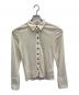CLANE（クラネ）の古着「TULLE FLOCKY POLO SHIRTS」｜ベージュ